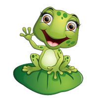 a cute frog 